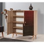 Hanah Home Multilux-221 Armario Multiusos Roble Sonoma